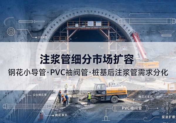 鄯善注浆管细分市场扩容，隧道钢花小导管、PVC 袖阀管、桩基后注浆管需求分化
